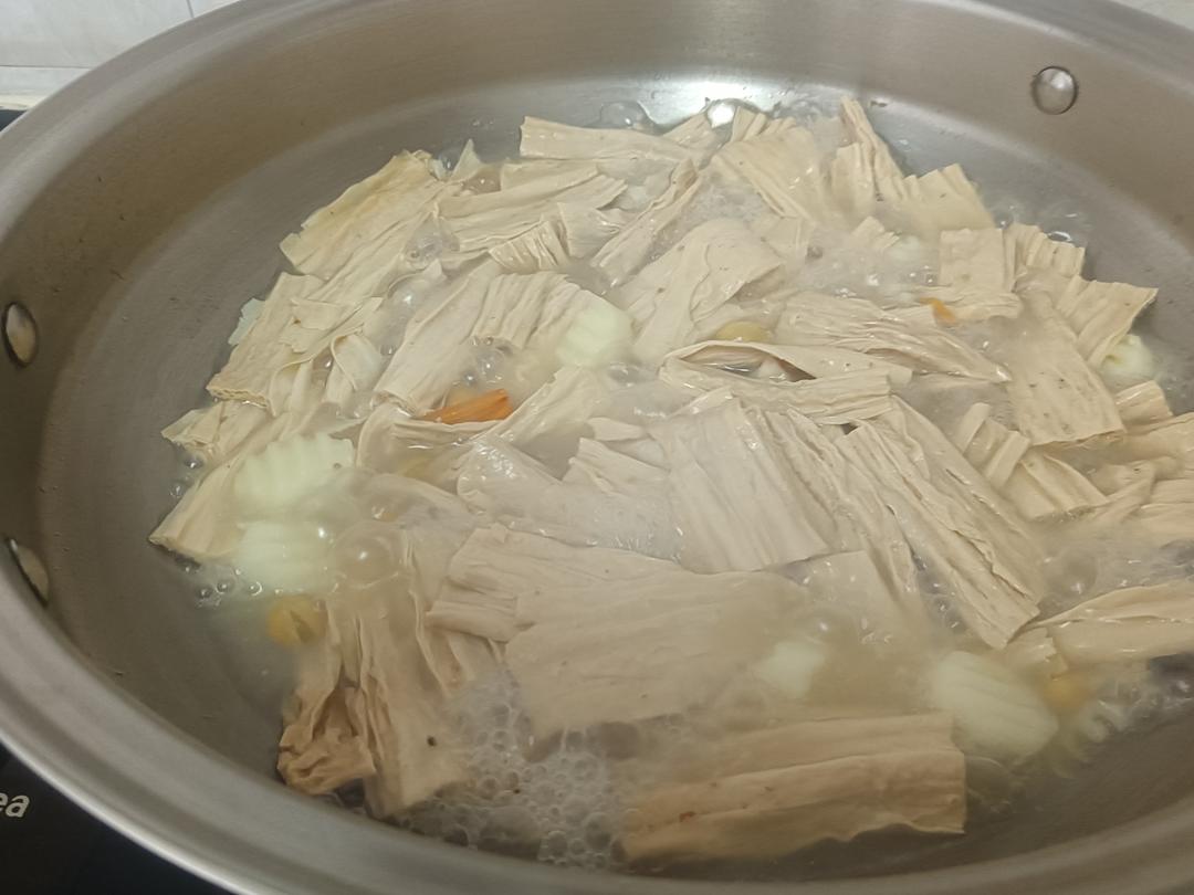 白果支竹的做法