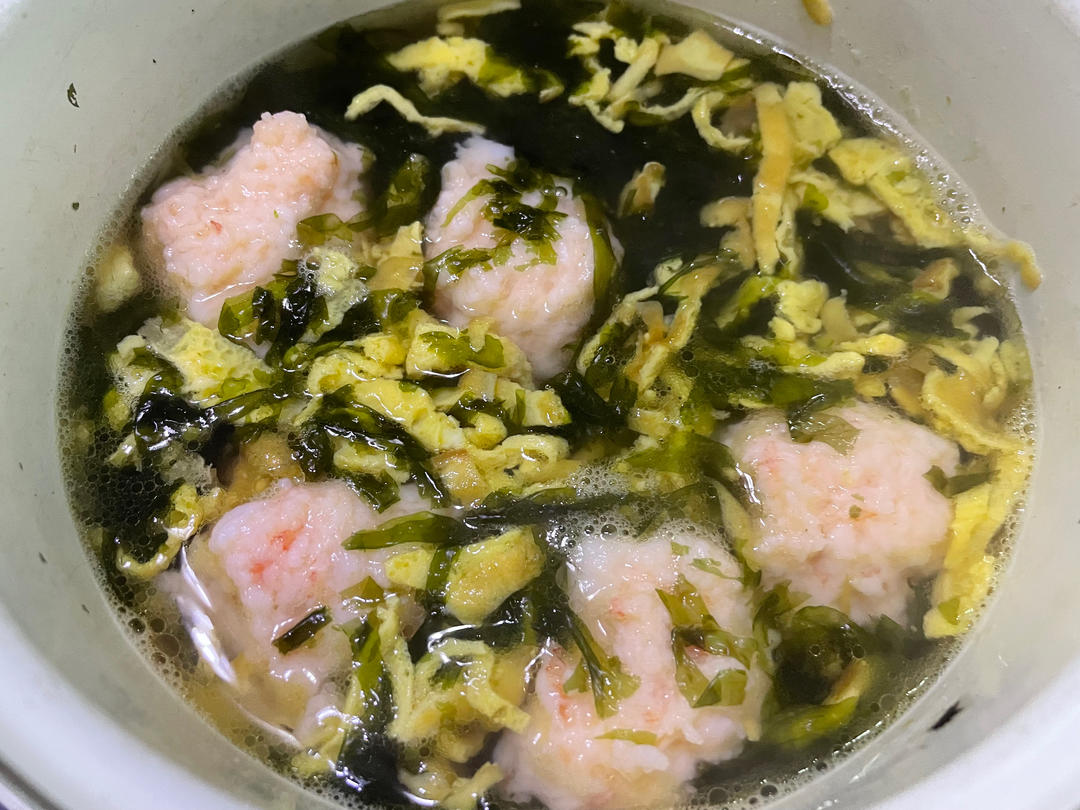 不加粉的Q弹虾滑