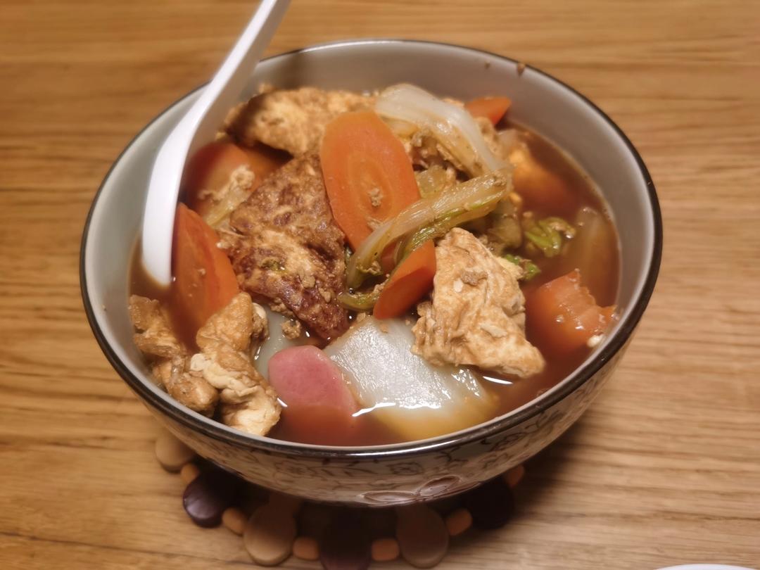 白菜豆腐煲