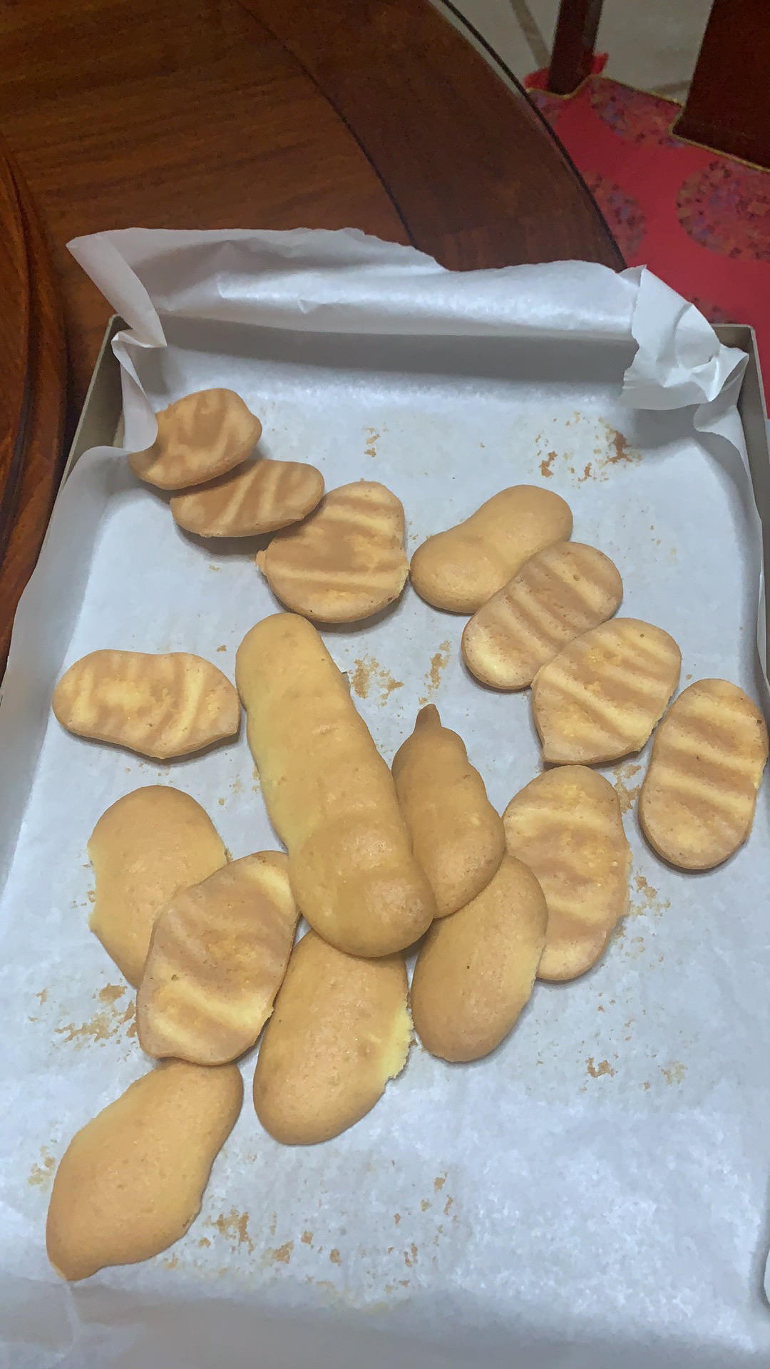 一次就成功的手指饼干～