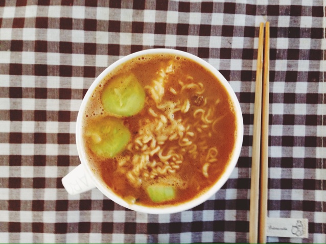 满足食欲的深夜秘密 森系浓香泡面