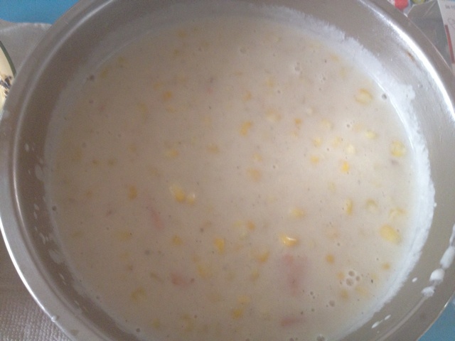 火腿玉米浓汤