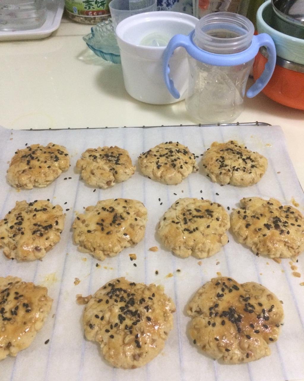 给父母做一份儿时爱吃的“老点心”——桃酥（多动图，孔瑶的食谱）