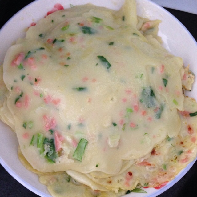 葱花鸡蛋饼