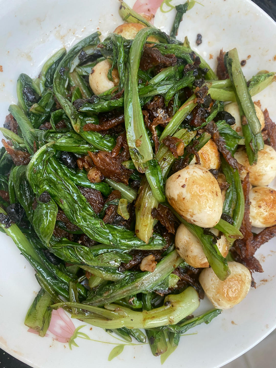 豆豉鲮鱼油麦菜