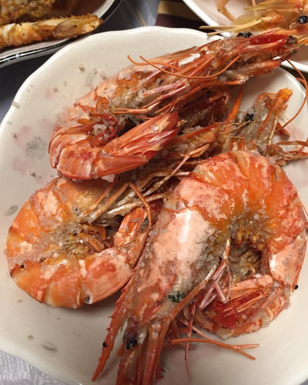 盐烤虎虾（盐焗大虾🦐）