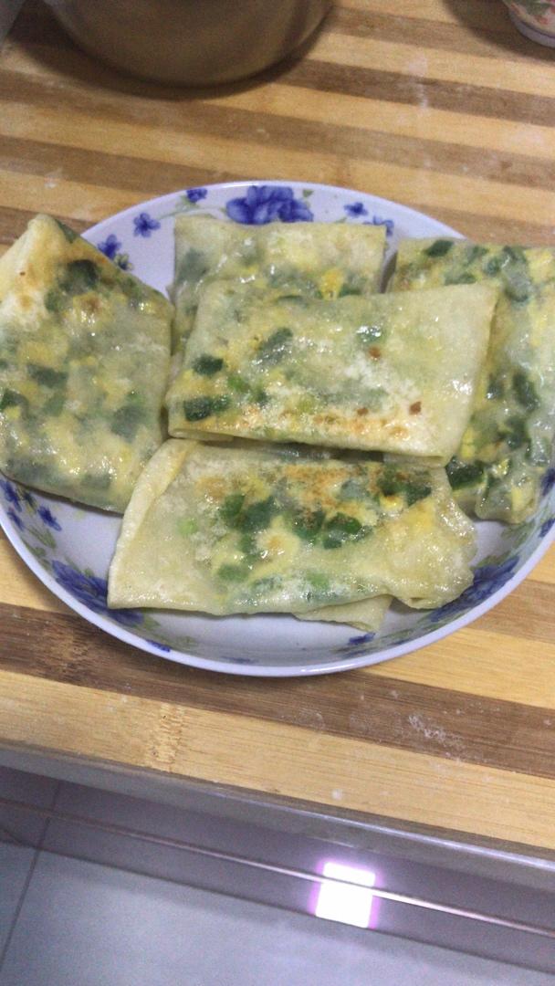皮薄馅多的韭菜盒子