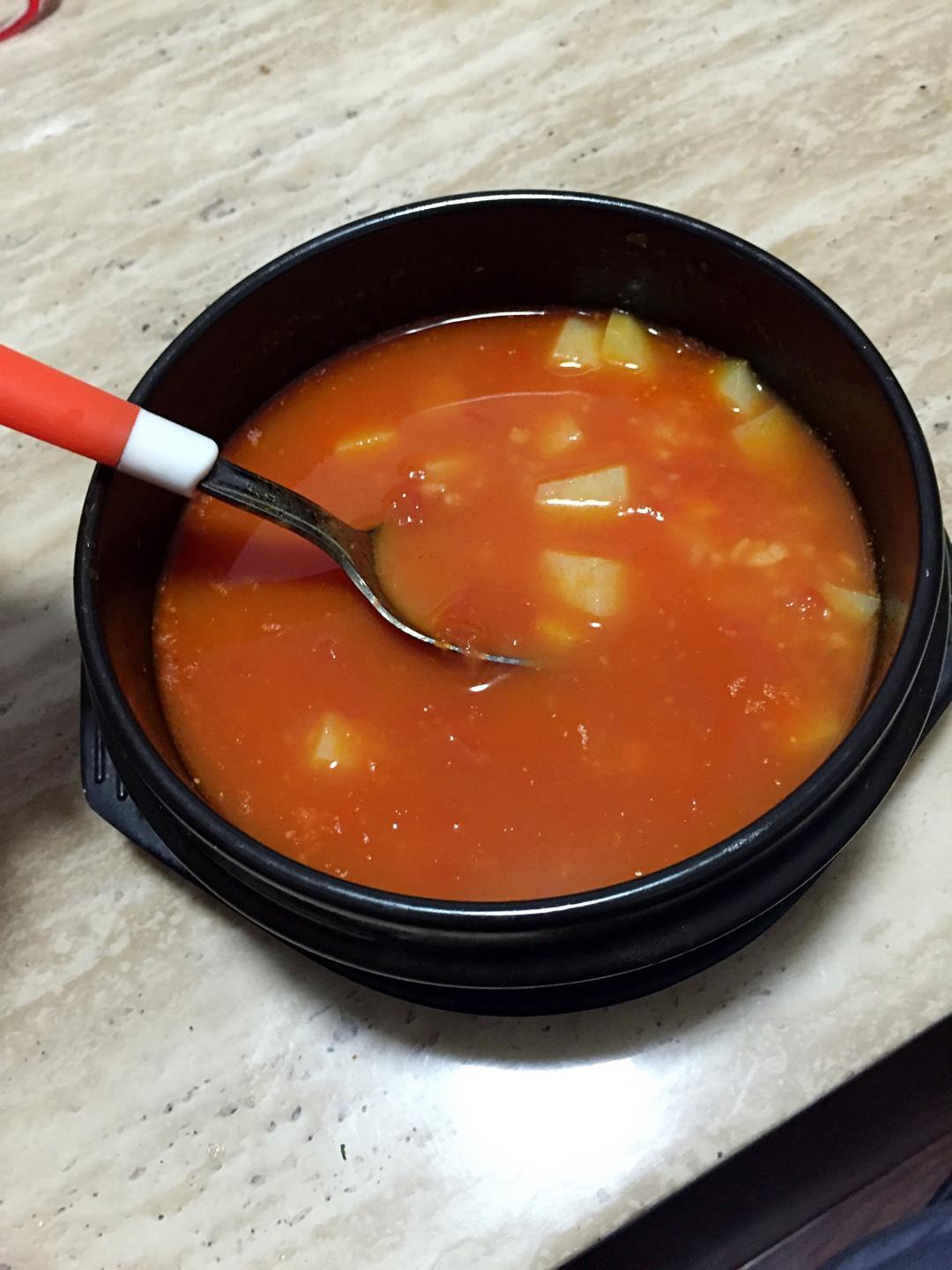番茄土豆燕麦浓汤