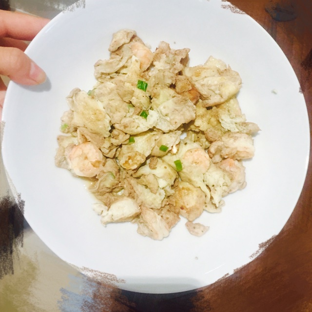 虾仁滑蛋