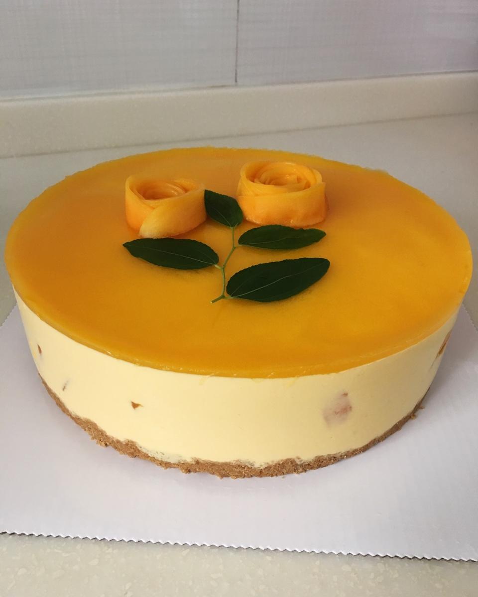 【视频】芒果慕斯（6寸） | 含镜面果胶配方