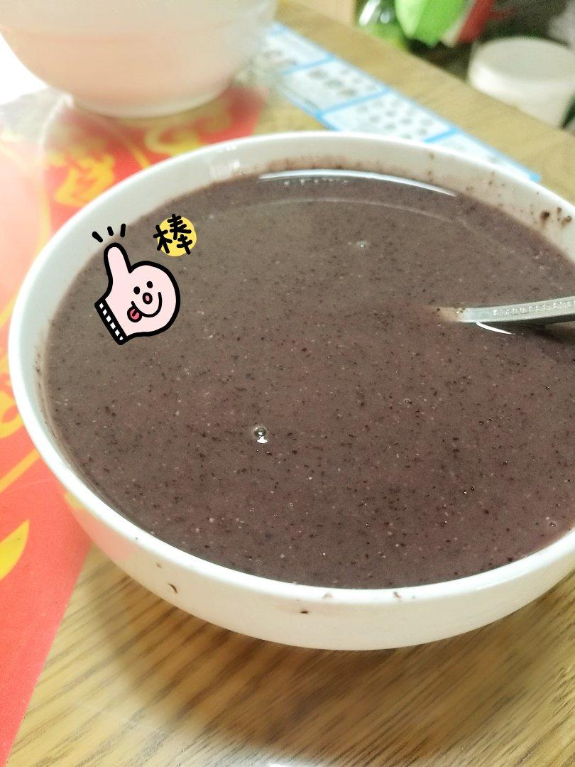 补血黑米糊（九阳豆浆机）