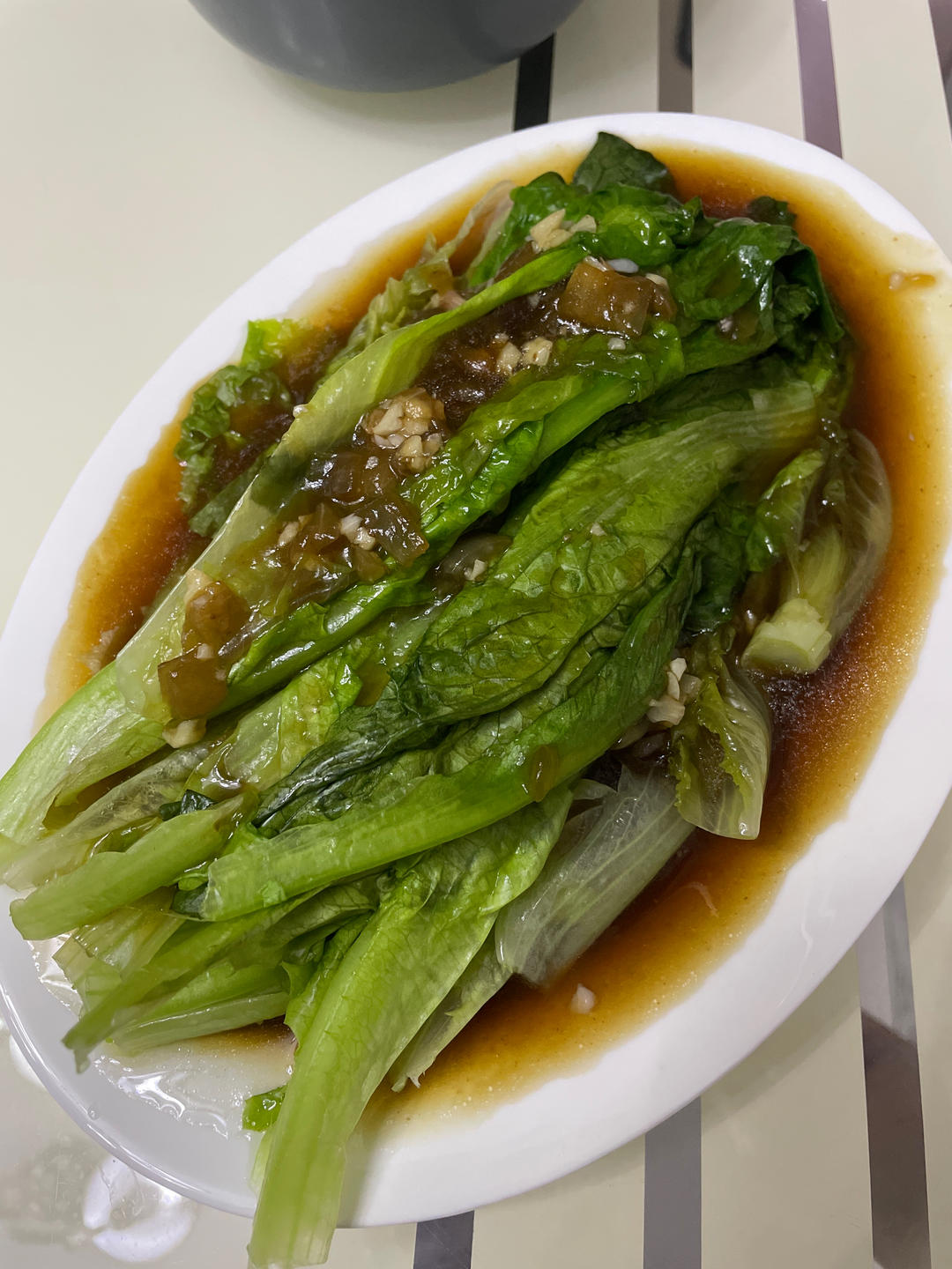 厨师长教你：“蚝油生菜”的家常做法，爽脆鲜嫩，简单易做