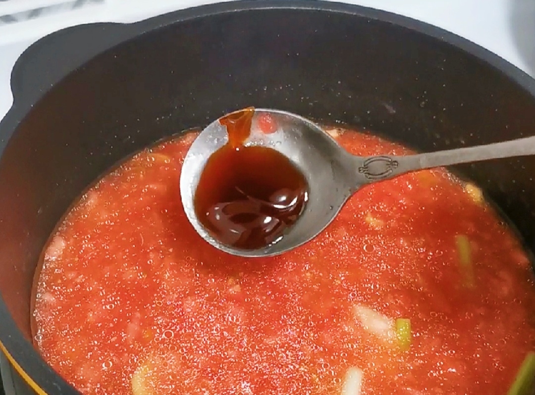 番茄肥牛汤－酸辣可口的做法 步骤9