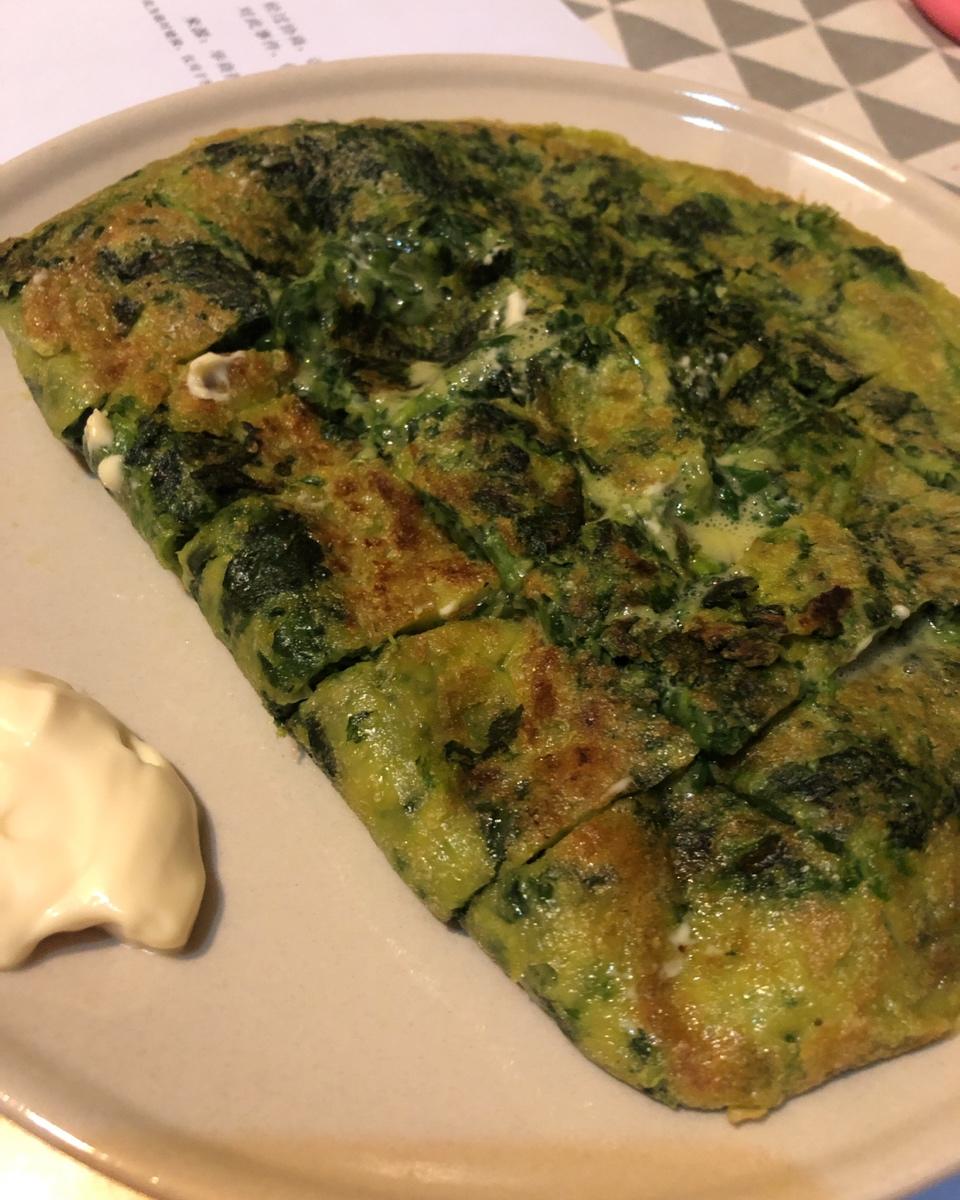 低脂菠菜蛋饼