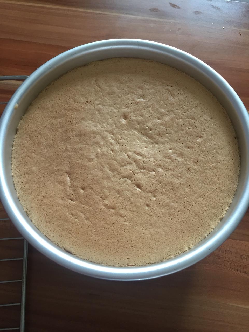 超好记八寸戚风蛋糕（后蛋法）