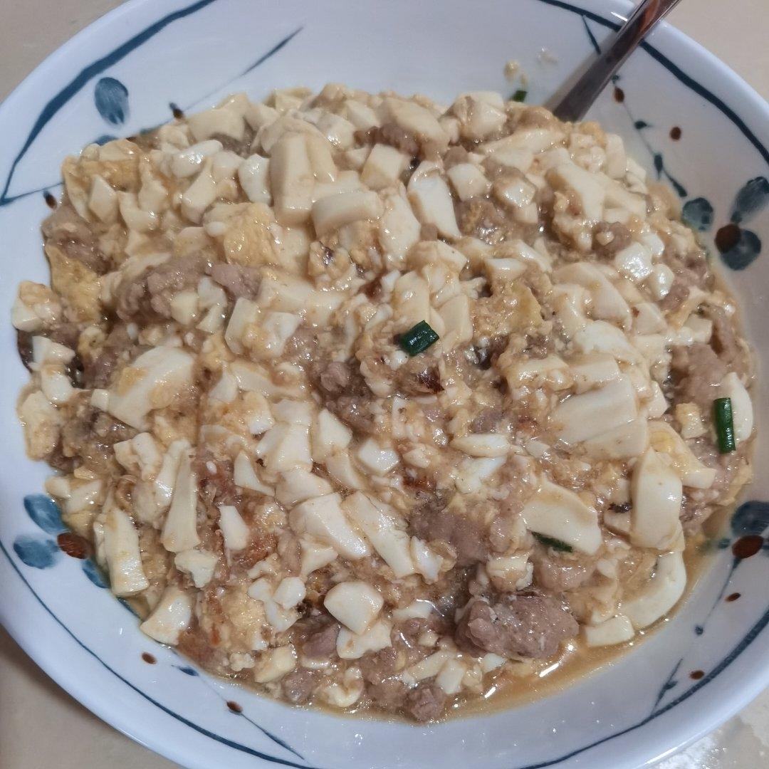 肉末滑蛋豆腐