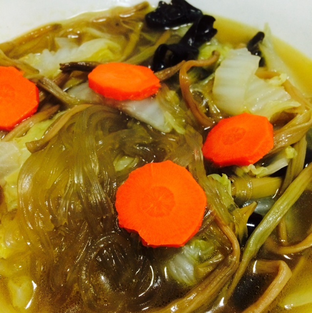 白菜木耳炒粉条