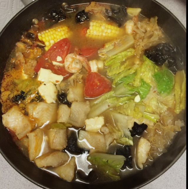 gogogo晨晨做的自制小火锅