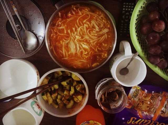 超简单西红柿面