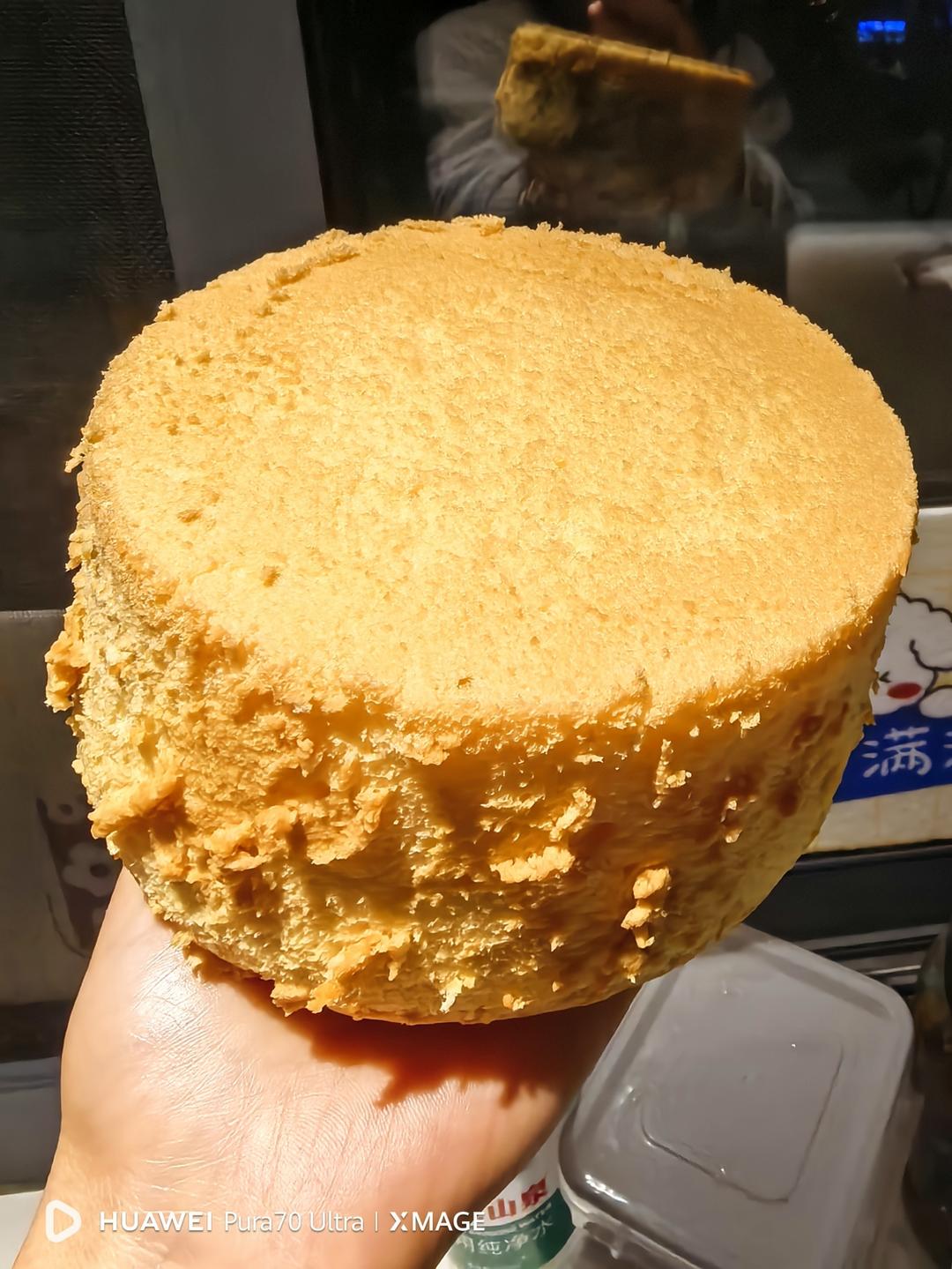 超柔软6寸戚风蛋糕(附8寸配方)零失败 超详细‼️含操作视频