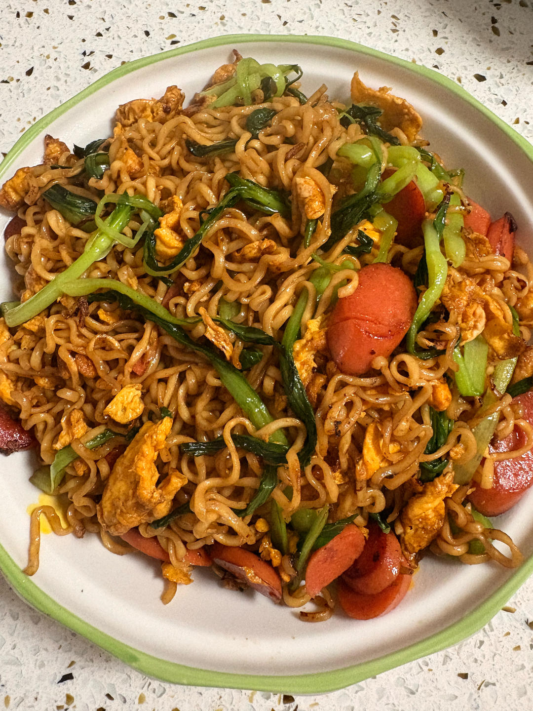 秒杀路边摊的炒方便面