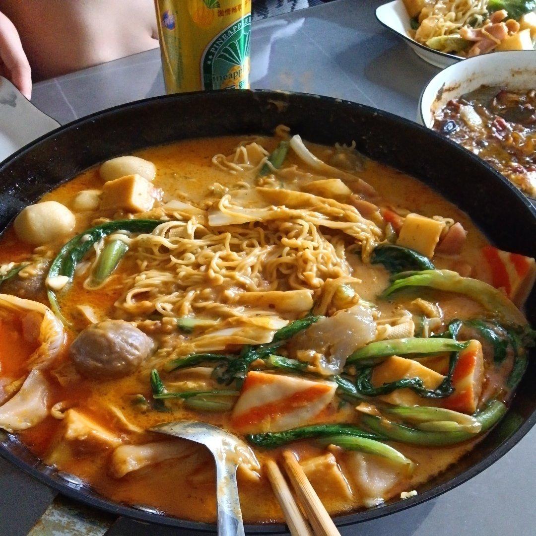 家庭版牛奶麻辣烫，味道绝对不输某亮，某国福。