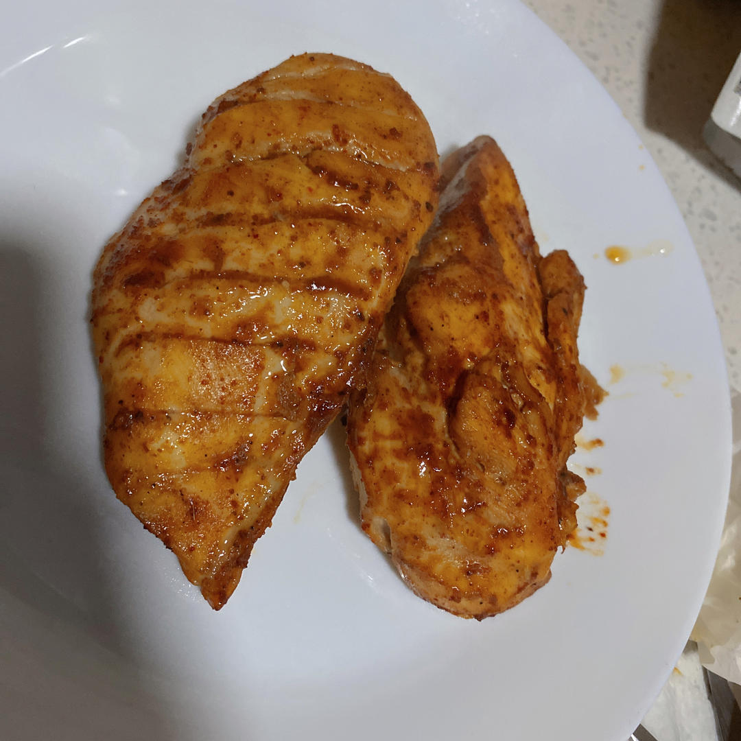 无油香烤鸡胸肉
