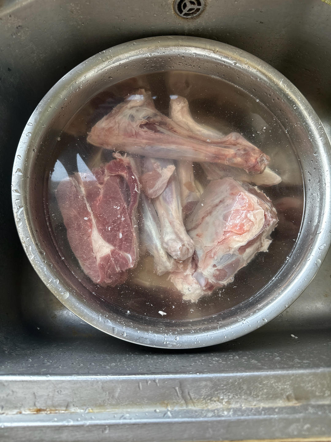 白切羊肉+清汤(三加三不加)