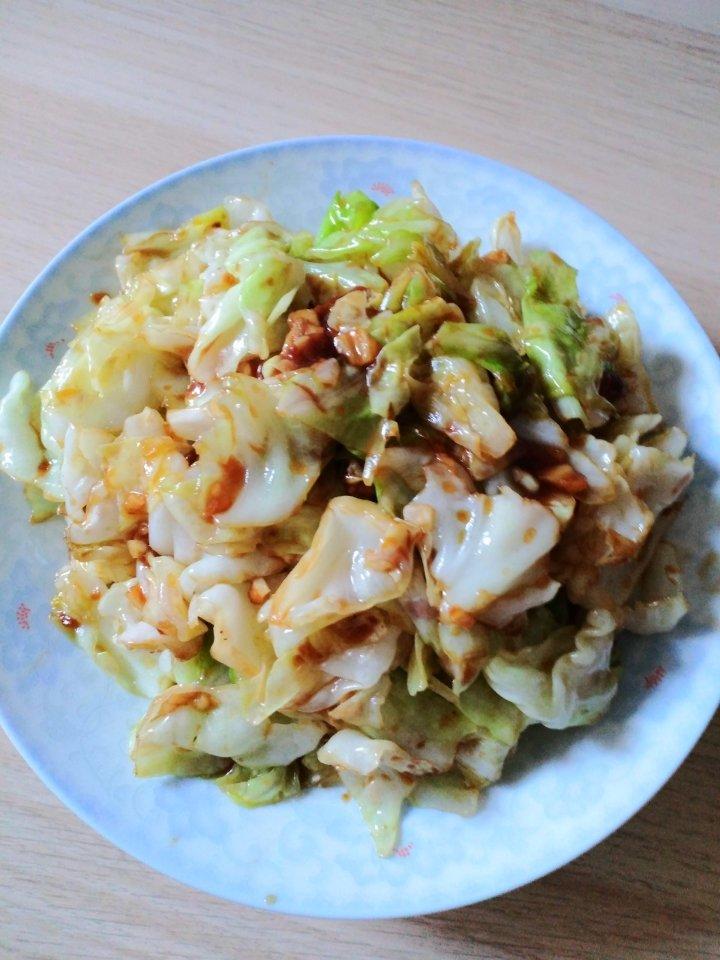 酱爆圆白菜（手撕版）