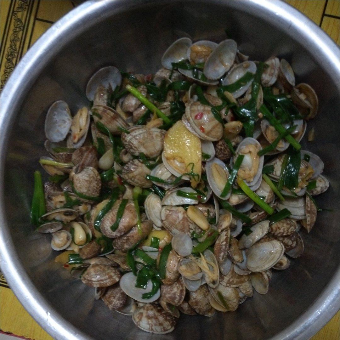 赛过大排档的爆炒花蛤