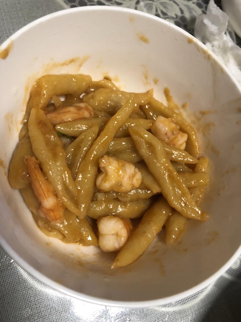 南瓜剪刀面 宝宝辅食食谱