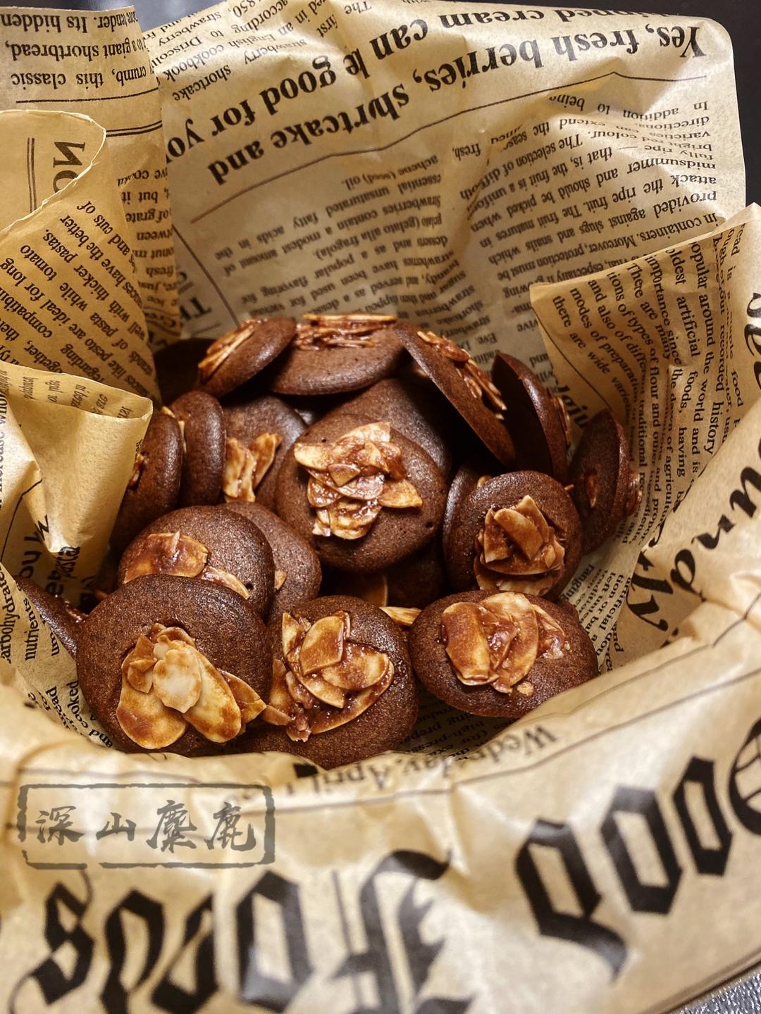 杏仁巧克力薄脆的做法