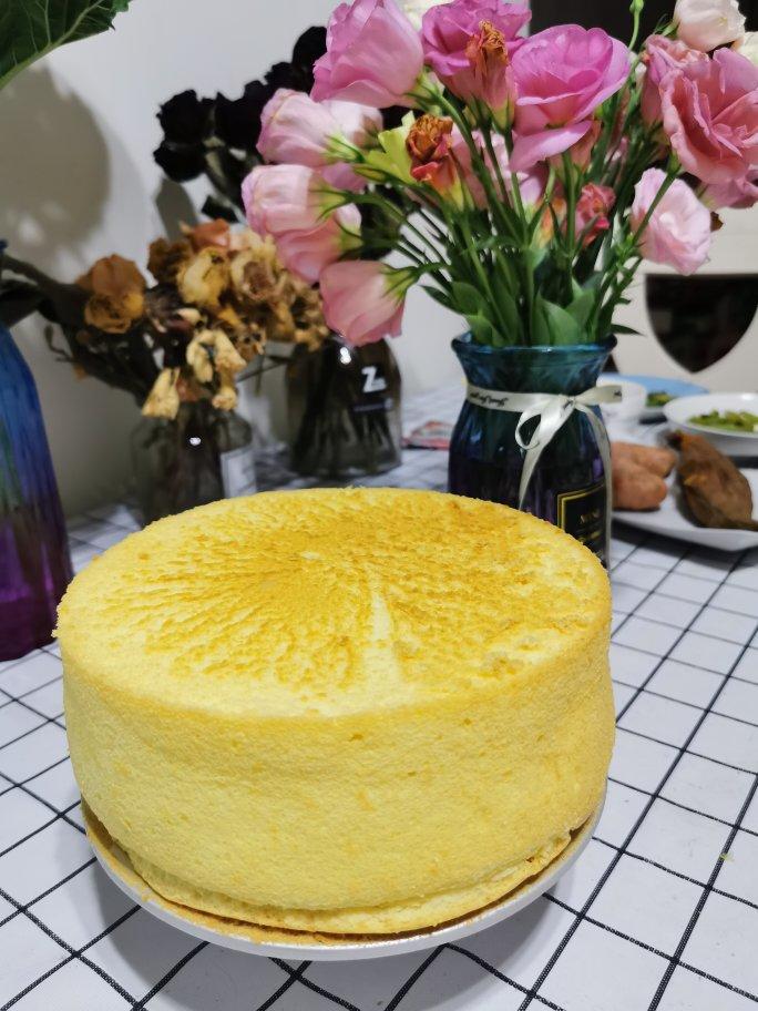 戚风蛋糕（不回缩，裱花打底首选）