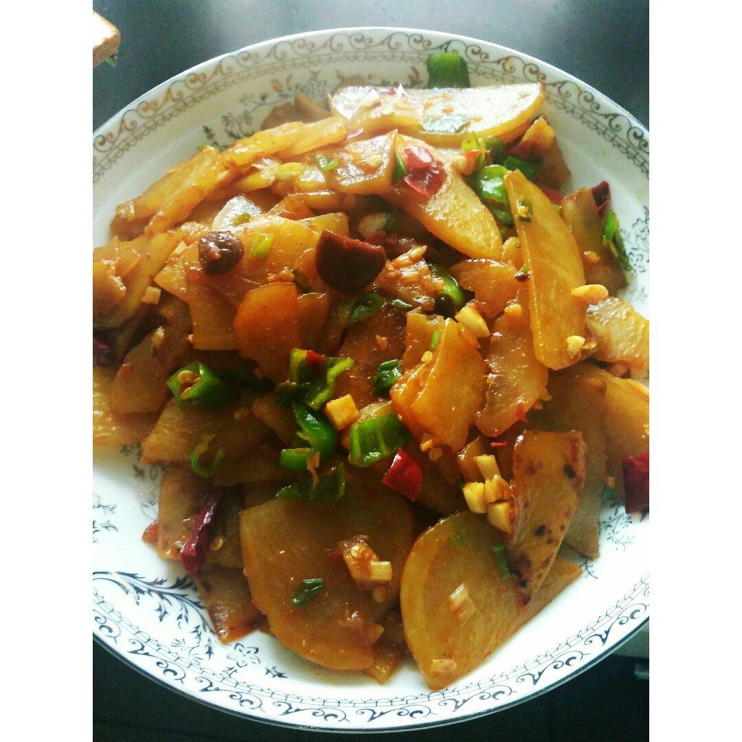 干锅土豆片