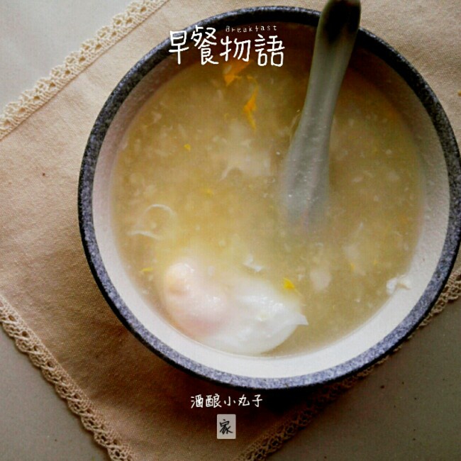 蛋花酒酿圆子