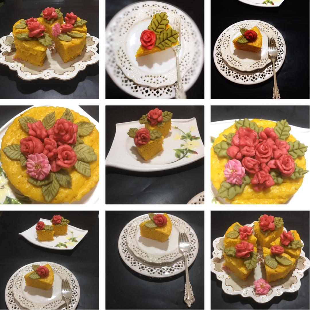 黄金南瓜发糕(原创做法)