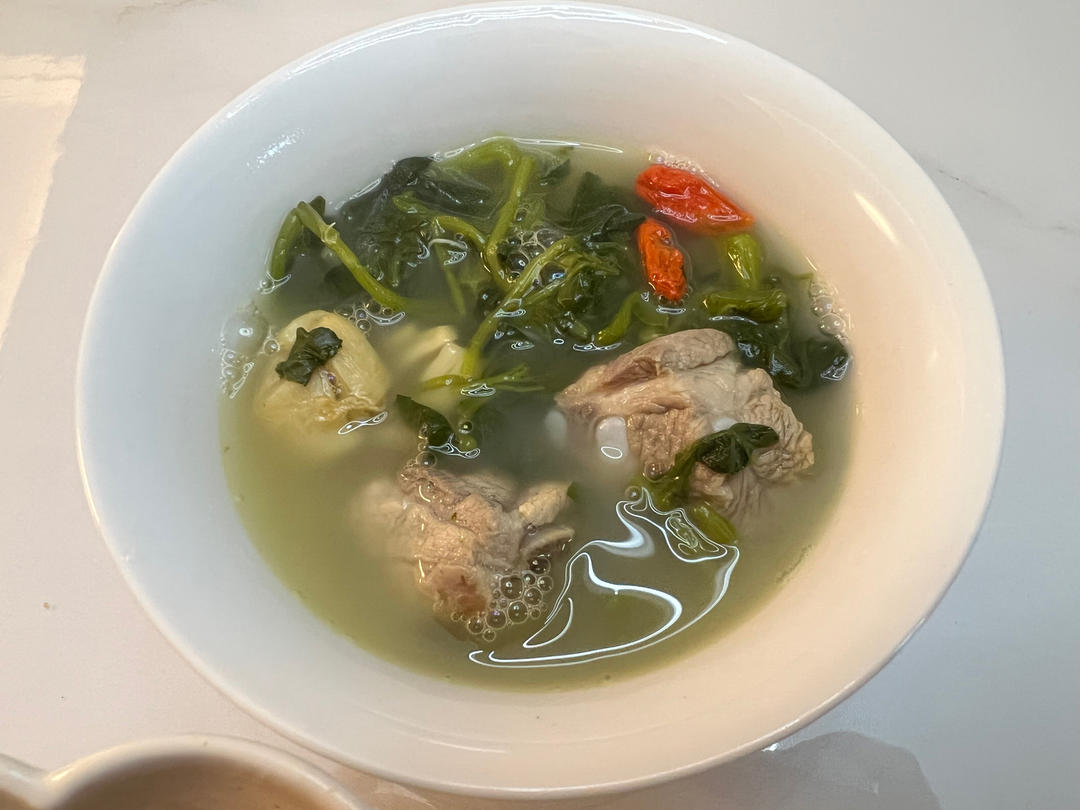 西洋菜排骨汤（无盐版）