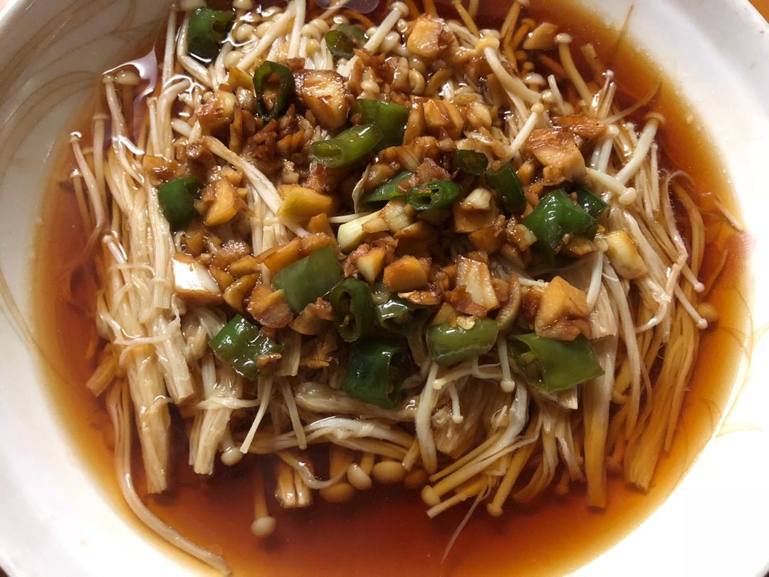 蒜蓉蒸金针菇