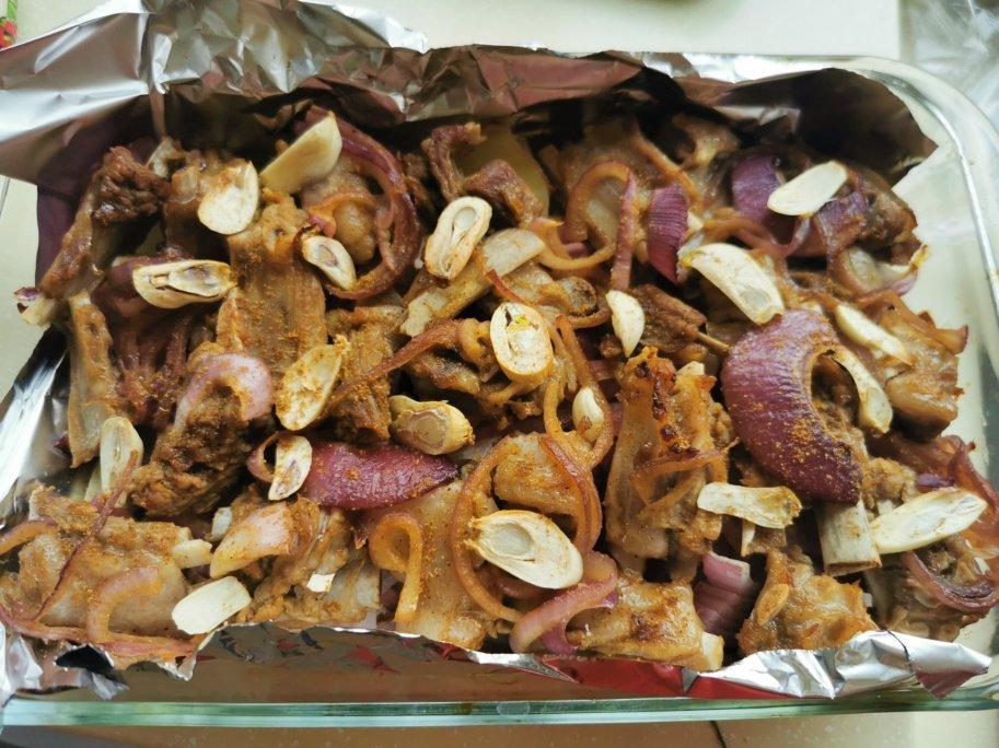 烤箱烤羊小排，外焦里嫩超好吃！