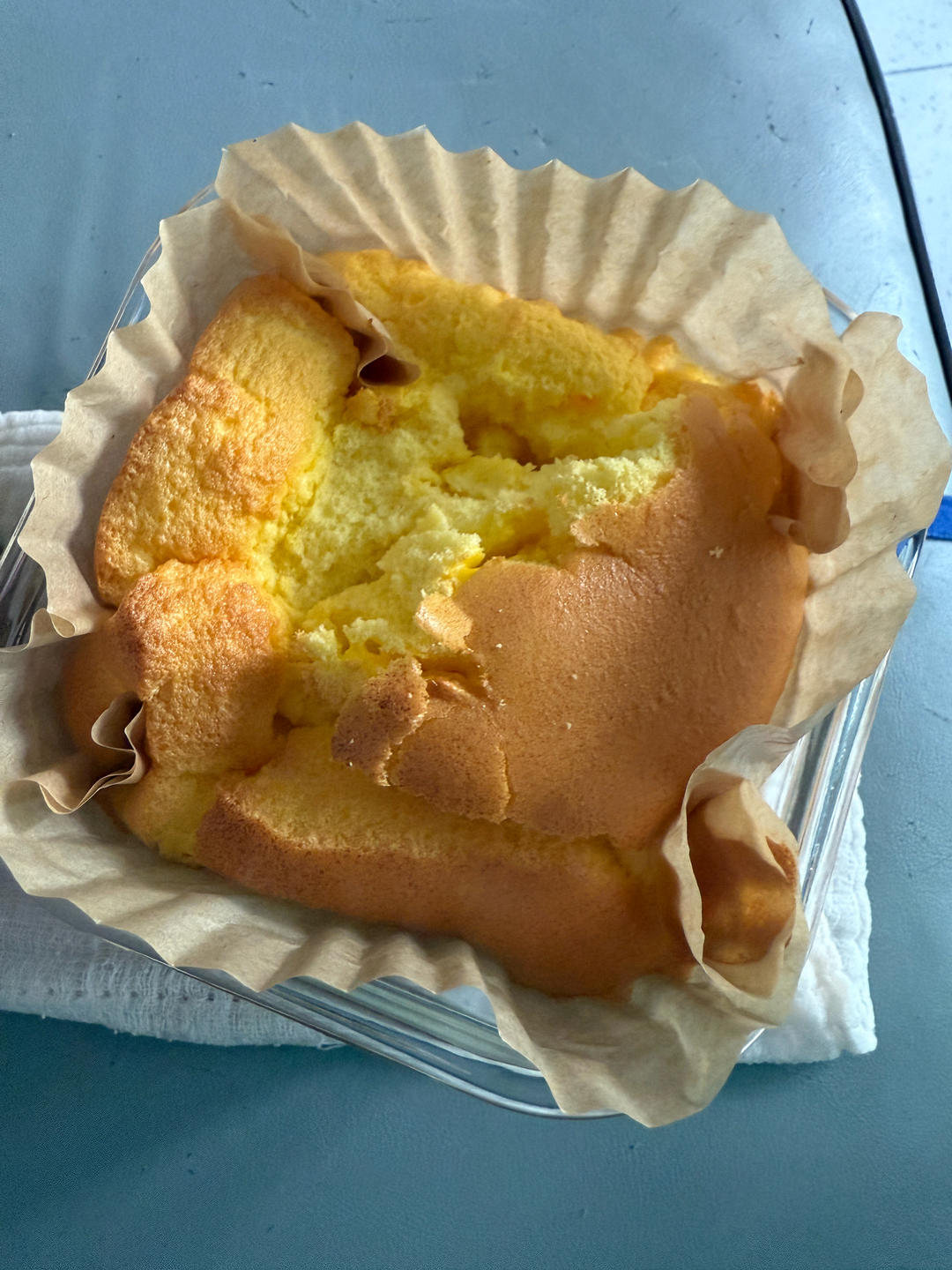 空气炸锅一人食——快手低糖酸奶蛋糕