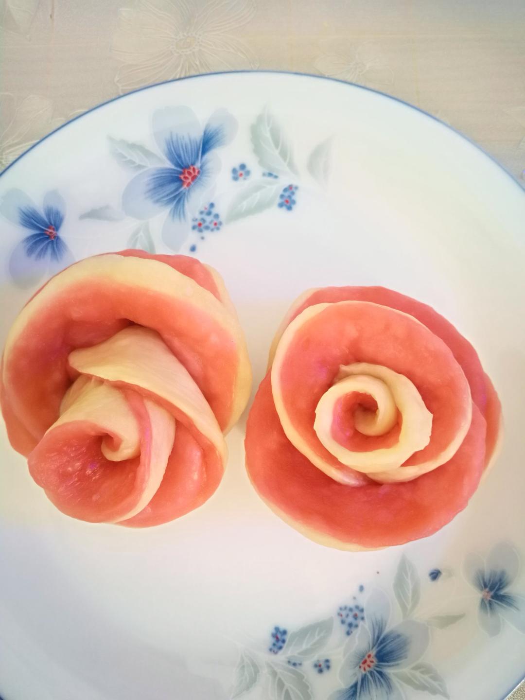 玫瑰花馒头