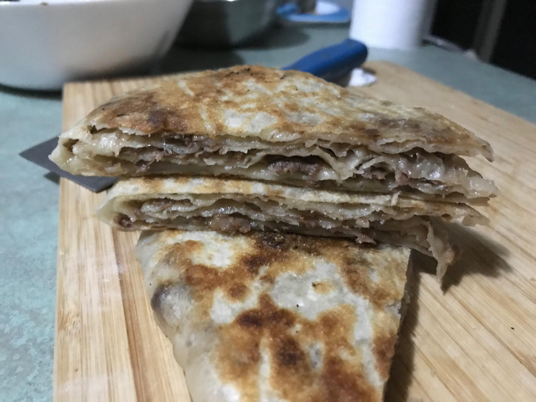 千层牛肉饼