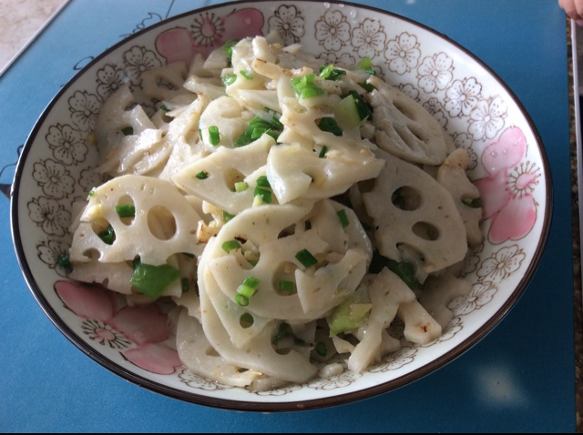 清炒藕片