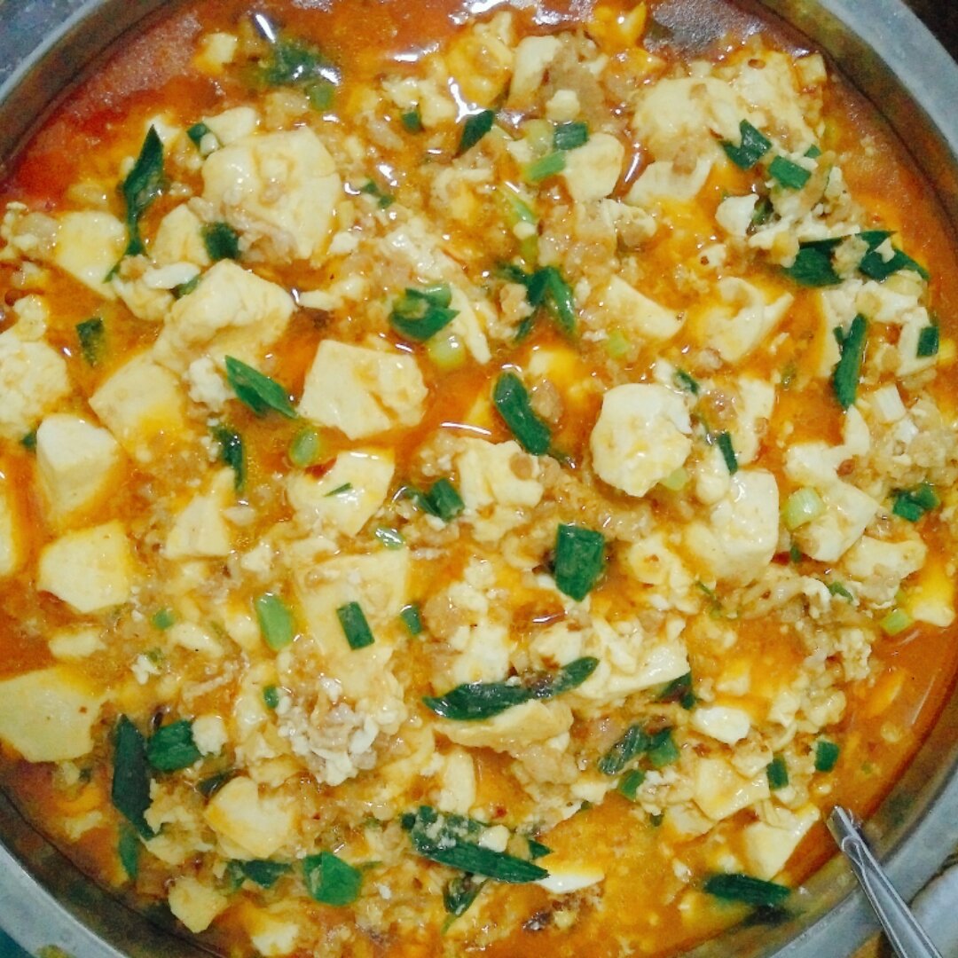 蒜香肉末烧豆腐