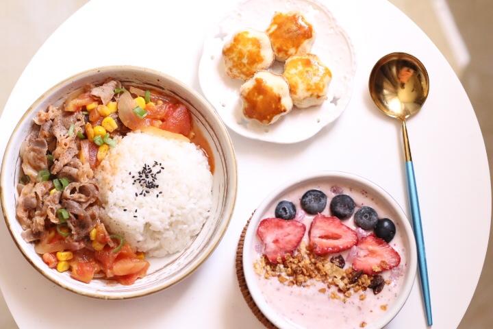 低脂茄汁肥牛饭的做法