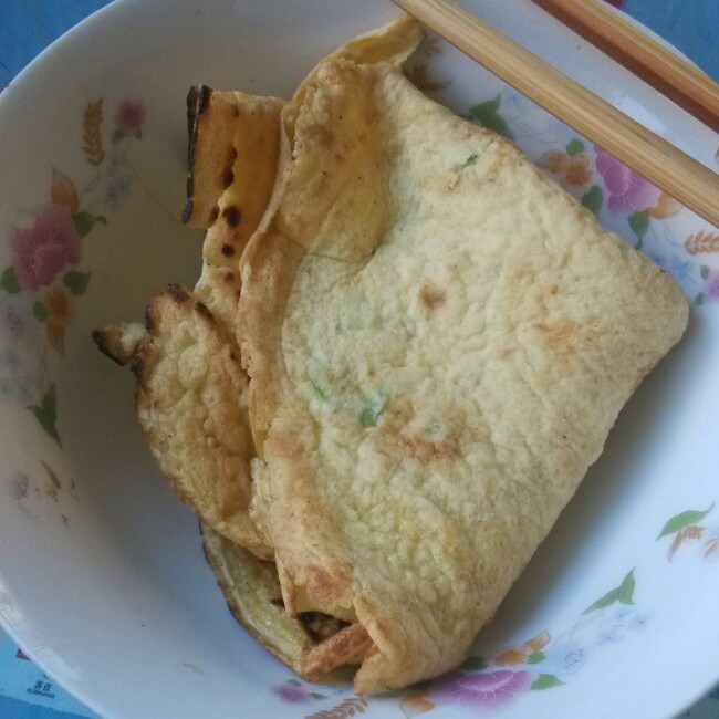 葱花鸡蛋饼