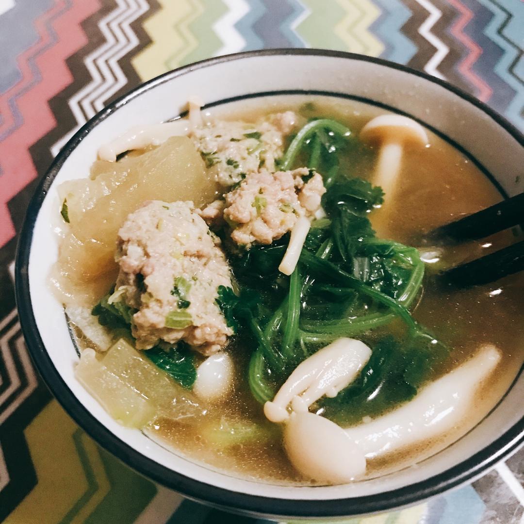 香菜丸子