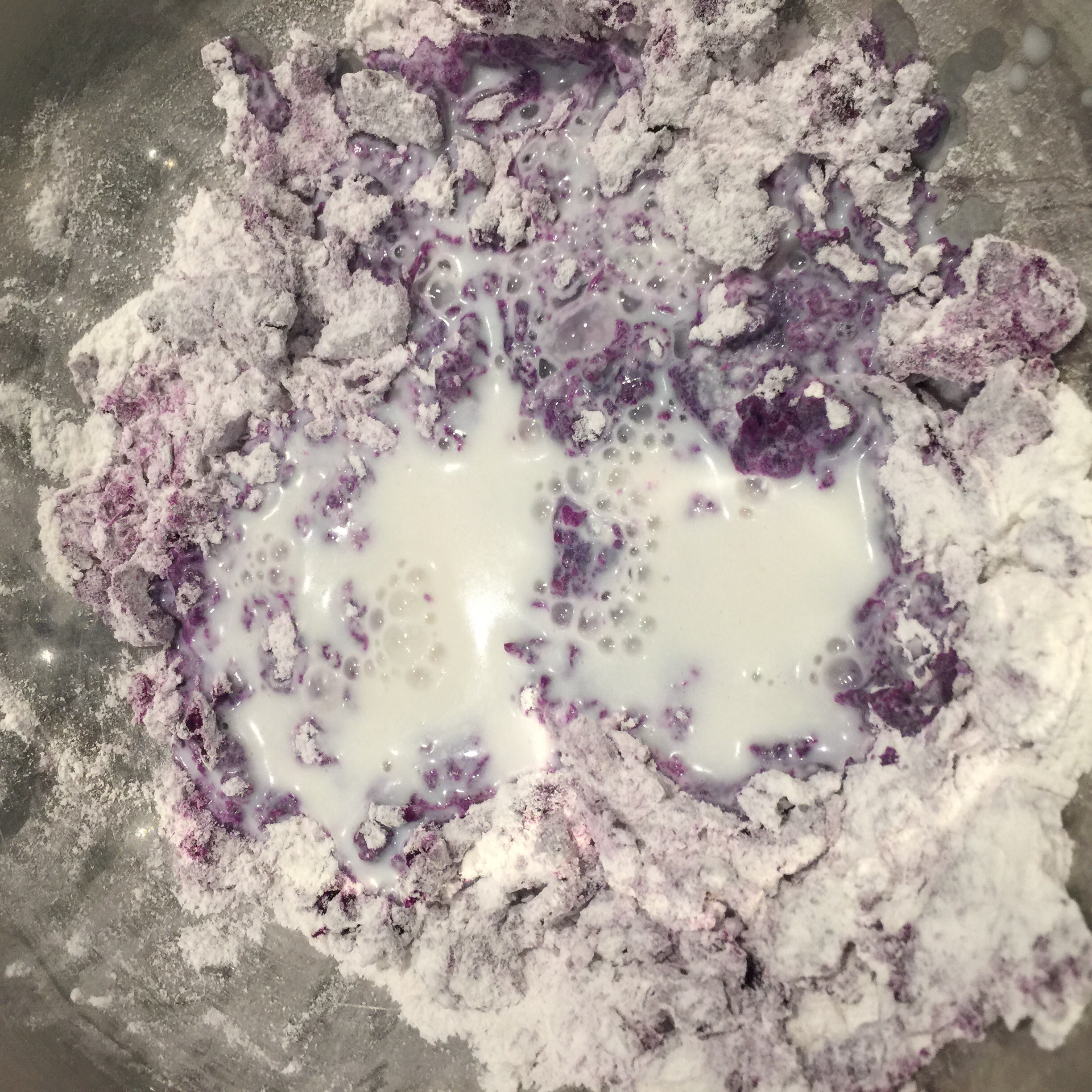 紫薯糯米饼（烤箱版）的做法 步骤3