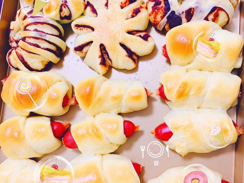 纯奶手撕吐司的做法 步骤1