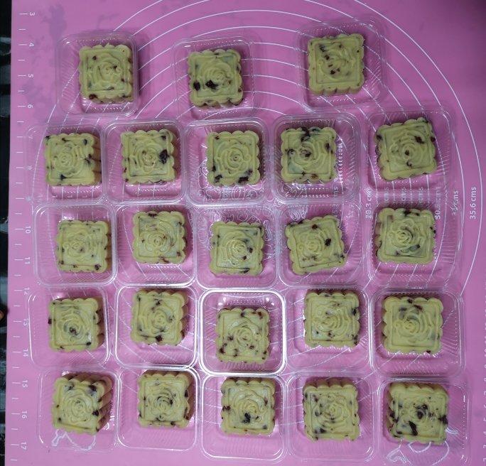 蔓越莓绿豆糕